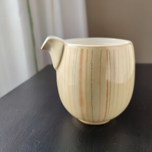1 Denby stoneware 🇬🇧 | Caramel Stripes pattern | milk jug - no handle